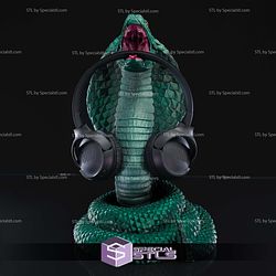 Basic STL King Cobra Headphone Holder