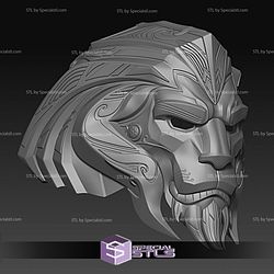 Cosplay STL Files Anduin Wrynn Helmet