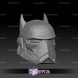 Cosplay STL Files Bat Trooper Helmet