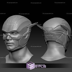Cosplay STL Files Flash Helmet V3