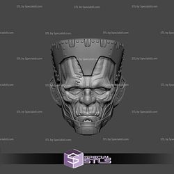 Cosplay STL Files Iron Frankenstein Helmet and Head