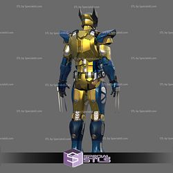 Cosplay STL Files Iron Wolverine Armor
