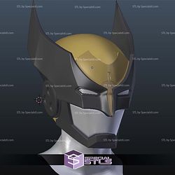 Cosplay STL Files Iron Wolverine Helmet