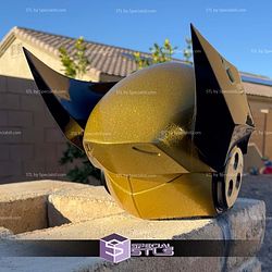 Cosplay STL Files Iron Wolverine Helmet