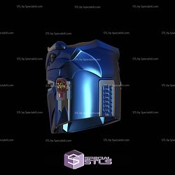 Cosplay STL Files Mandalorian Blue Ranger