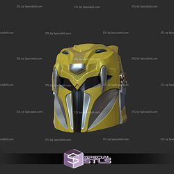 Cosplay STL Files Mandalorian Yellow Helmet