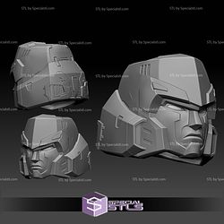 Cosplay STL Files Megatron Helmet V5