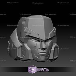 Cosplay STL Files Megatron Helmet V5