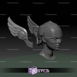 Cosplay STL Files Mighty Thor Helmet