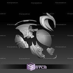 Cosplay STL Files Pink Ranger Concept Helmet