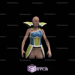 Cosplay STL Files Saiyan Armor Female