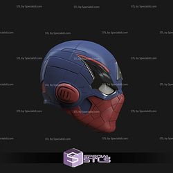Cosplay STL Files Spider Captain America Helmet
