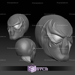 Cosplay STL Files Spiderman 2099 Helmet V2