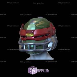 Cosplay STL Files TMNT Raphael Mecha Helmet