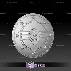 Cosplay STL Files Wonder Woman Shield