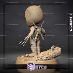 Deadpool Claw Chibi STL Files