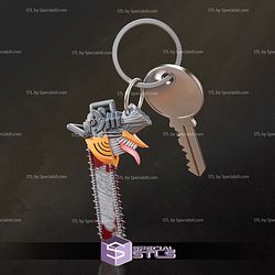 Denji Chainsaw Man Keychain STL Files