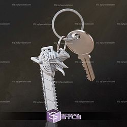 Denji Chainsaw Man Keychain STL Files