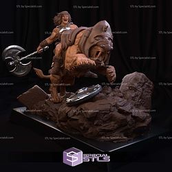 Heman and Battle Cat Diorama STL Files
