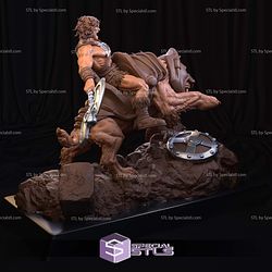 Heman and Battle Cat Diorama STL Files