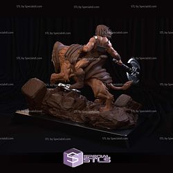Heman and Battle Cat Diorama STL Files