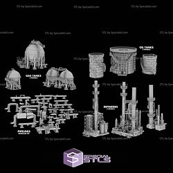 Industrial Terrain Bundle The Lazy Forger Miniatures