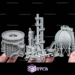 Industrial Terrain Bundle The Lazy Forger Miniatures