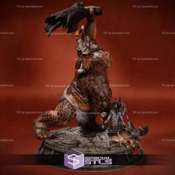 Kratos vs Cyclops Diorama STL Files