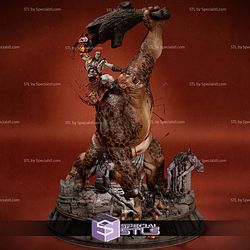 Kratos vs Cyclops Diorama STL Files
