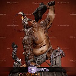 Kratos vs Cyclops Diorama STL Files