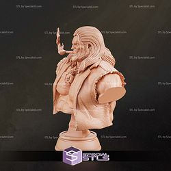 Lobo at Bar Bust STL Files