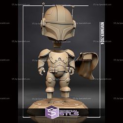 Mandalorain 1-10 Chibi STL Files