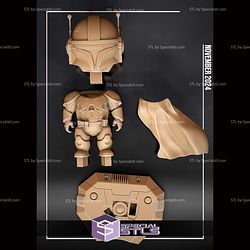 Mandalorain 1-10 Chibi STL Files