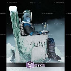 Mr Freeze on Throne STL Files