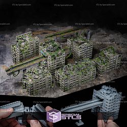 Ruined Modular City Bundle The Lazy Forger Miniatures