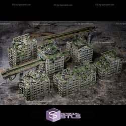 Ruined Modular City Bundle The Lazy Forger Miniatures
