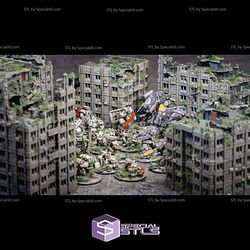 Ruined Modular City Bundle The Lazy Forger Miniatures