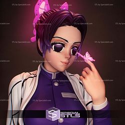 Shinobu Kocho Butterfly Sitting STL Files
