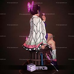 Shinobu Kocho Butterfly Sitting STL Files