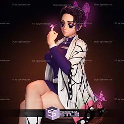 Shinobu Kocho Butterfly Sitting STL Files