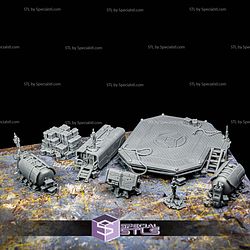 Spaceport Accessories The Lazy Forger Miniatures