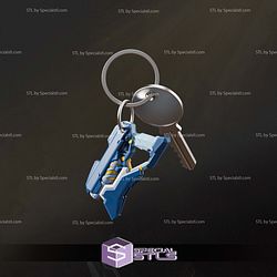 Star Lord Gun Keychain Marvel Rivals STL Files