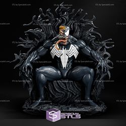 Venom on Throne STL Files