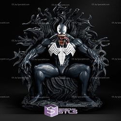 Venom on Throne STL Files