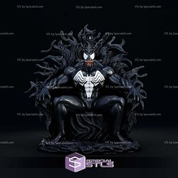 Venom on Throne STL Files