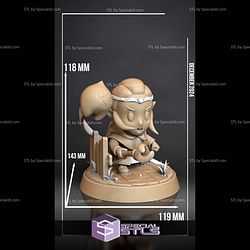 Zelda and Weapon Chibi STL Files