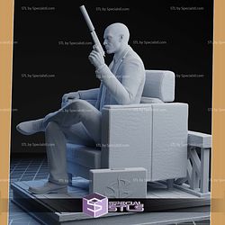 Agent 47 Hitman on Sofa STL Files