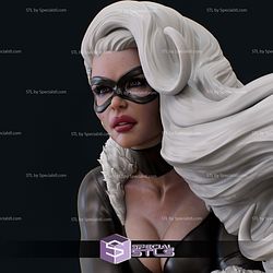 Black Cat Sitting Waiting STL Files