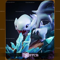 Chibi Blue Eyes White Dragon Yugioh STL Files