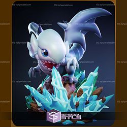 Chibi Blue Eyes White Dragon Yugioh STL Files
